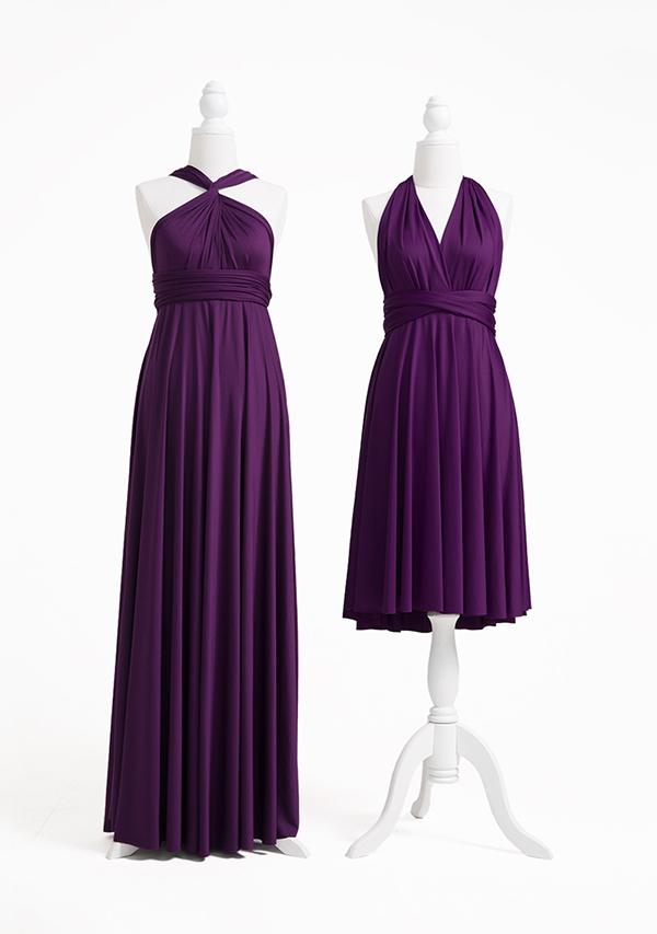 Dark Purple Multiway Infinity Dress