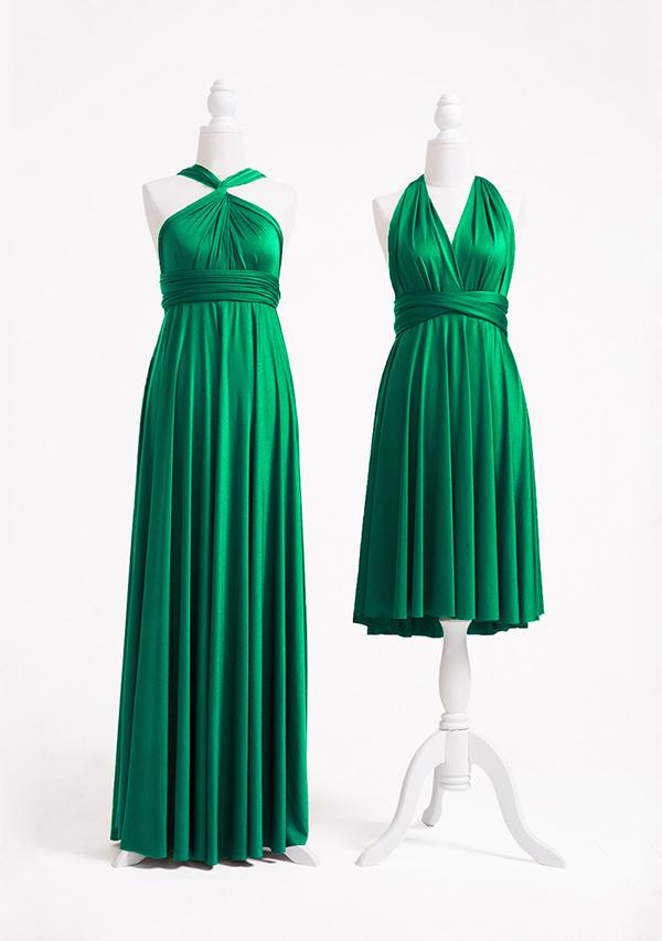 Emerald Green Multiway Infinity Dress