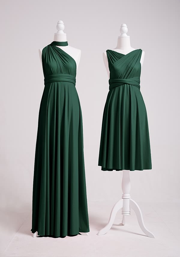 Dark Green Multiway Infinity Dress